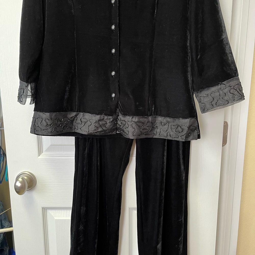 Velvet Pant Suit
